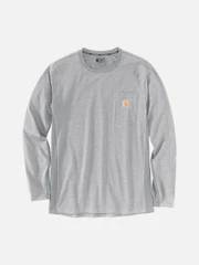 (104617) 포스 릴렉스드핏 미드웨이트 긴팔티 HEATHER GREY